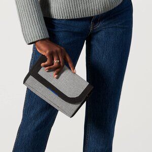 Rothy's The Belt Bag Grey Mist Black White Fanny Pack Bum Bag Crossbody